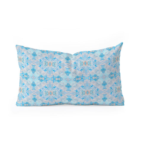 Lisa Argyropoulos Bohemian Blue Oblong Throw Pillow
