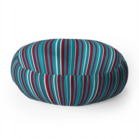 Lisa Argyropoulos Bold Lines Floor Pillow Round