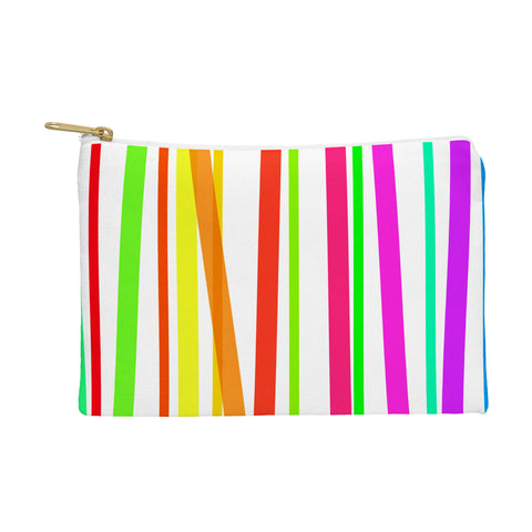 Lisa Argyropoulos Bold Rainbow Stripes Pouch