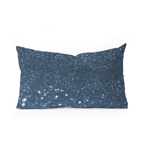 Lisa Argyropoulos Bubbly Blues Oblong Throw Pillow