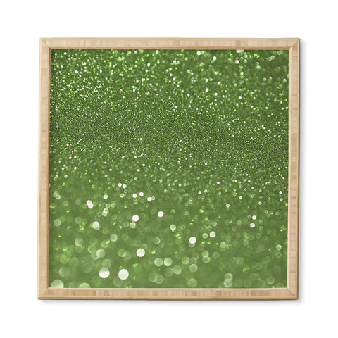 Lisa Argyropoulos Bubbly Lime Framed Wall Art