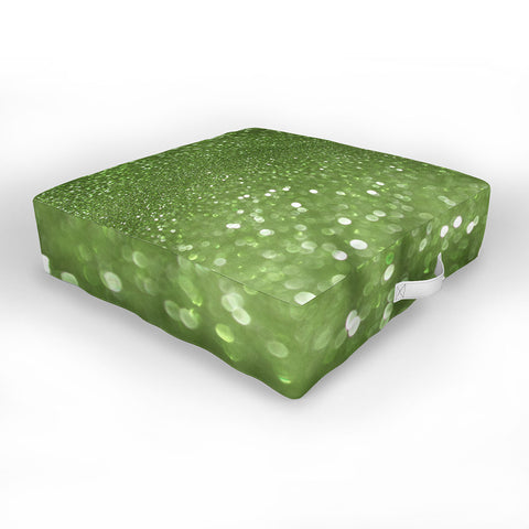 Lisa Argyropoulos Bubbly Lime Outdoor Floor Cushion