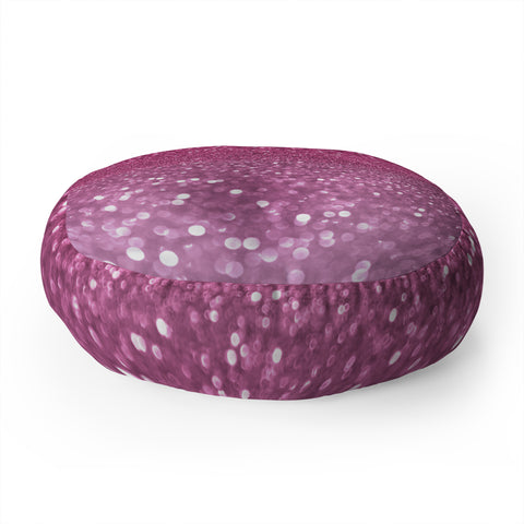 Lisa Argyropoulos Bubbly Pink Floor Pillow Round