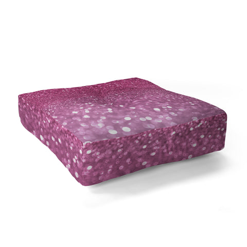 Lisa Argyropoulos Bubbly Pink Floor Pillow Square