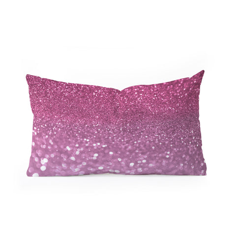 Lisa Argyropoulos Bubbly Pink Oblong Throw Pillow