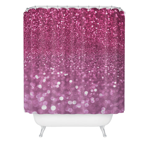 Lisa Argyropoulos Bubbly Pink Shower Curtain