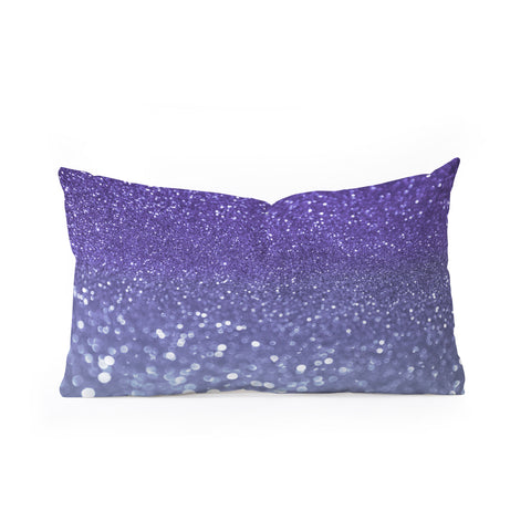 Lisa Argyropoulos Bubbly Violet Sea Oblong Throw Pillow