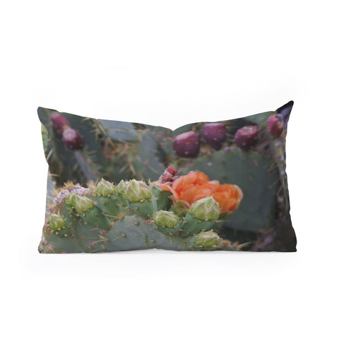 Lisa Argyropoulos Budding Prickly Pear Oblong Throw Pillow