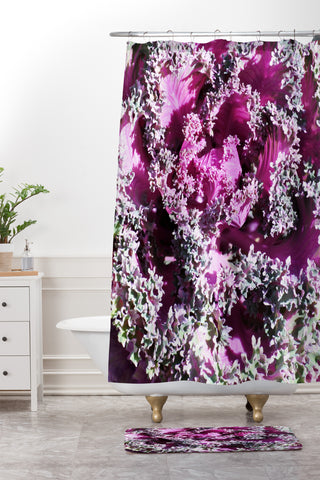 Lisa Argyropoulos Cabbage Shower Curtain And Mat