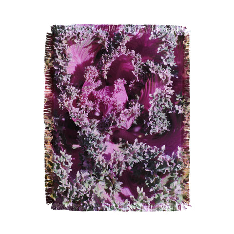 Lisa Argyropoulos Cabbage Throw Blanket