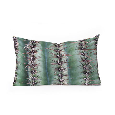 Lisa Argyropoulos Cactus Abstractus Oblong Throw Pillow