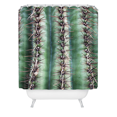 Lisa Argyropoulos Cactus Abstractus Shower Curtain