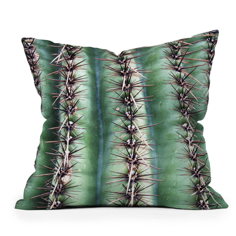 Lisa Argyropoulos Cactus Abstractus Throw Pillow