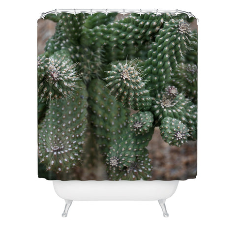 Lisa Argyropoulos Cactus Fantastic Shower Curtain