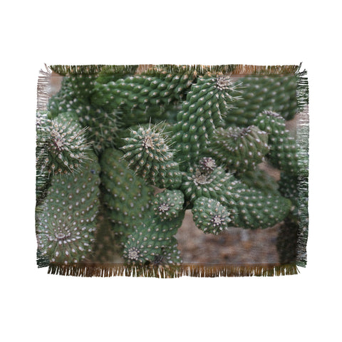 Lisa Argyropoulos Cactus Fantastic Throw Blanket