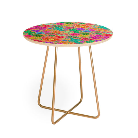 Lisa Argyropoulos Cactus Party Peachy Round Side Table