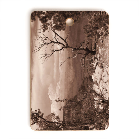 Lisa Argyropoulos Canyon Ghost Warm Sepia Cutting Board Rectangle