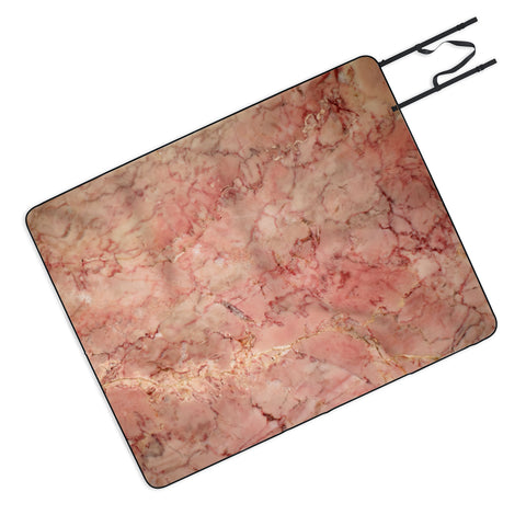 Lisa Argyropoulos Cherry Blush Marble Picnic Blanket
