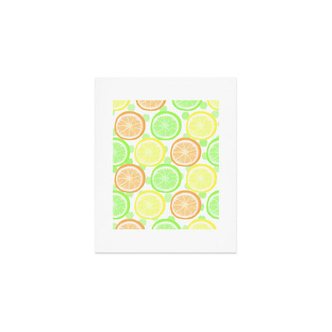 Lisa Argyropoulos Citrus Wheels And Dots Art Print