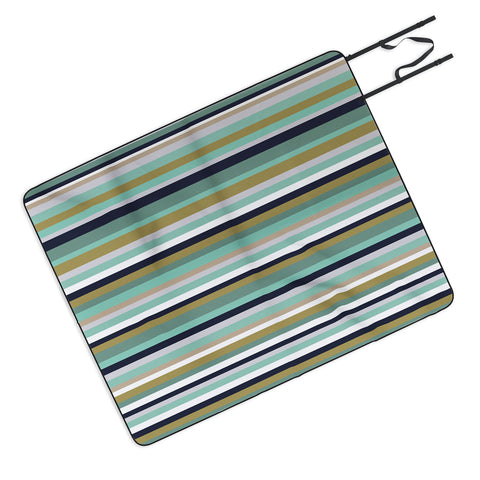 Lisa Argyropoulos Coastal Stripe III Picnic Blanket
