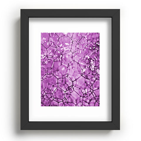 Lisa Argyropoulos Connections In Purple Recessed Framing Rectangle