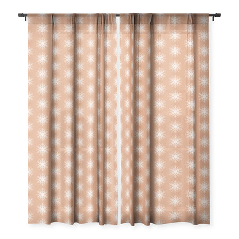 Lisa Argyropoulos Cozy Flurries Sheer Window Curtain