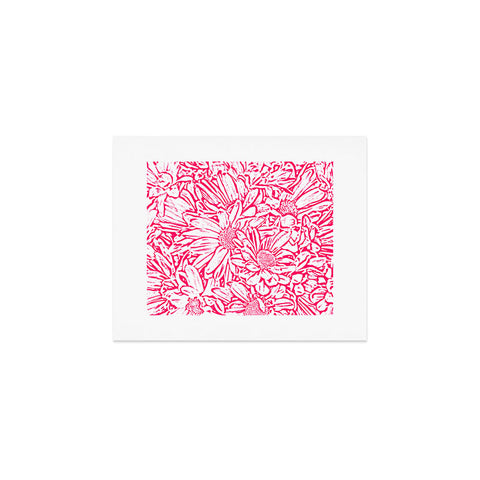 Lisa Argyropoulos Daisy Daisy In Bold Pink Art Print