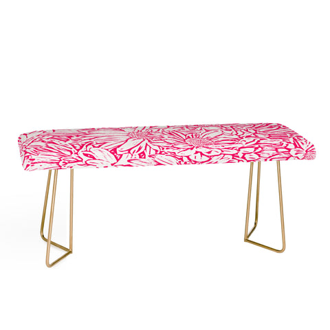 Lisa Argyropoulos Daisy Daisy In Bold Pink Bench