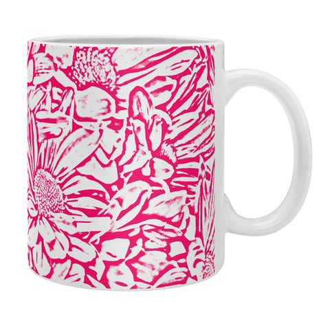 Lisa Argyropoulos Daisy Daisy In Bold Pink Coffee Mug