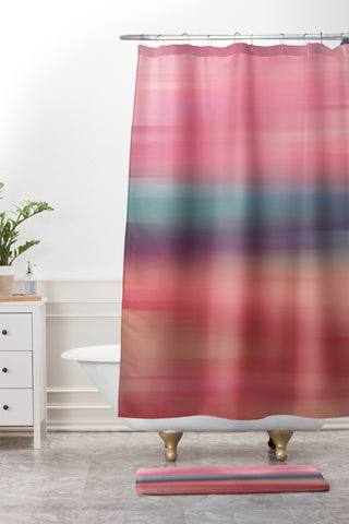 Lisa Argyropoulos Dawning Shower Curtain And Mat