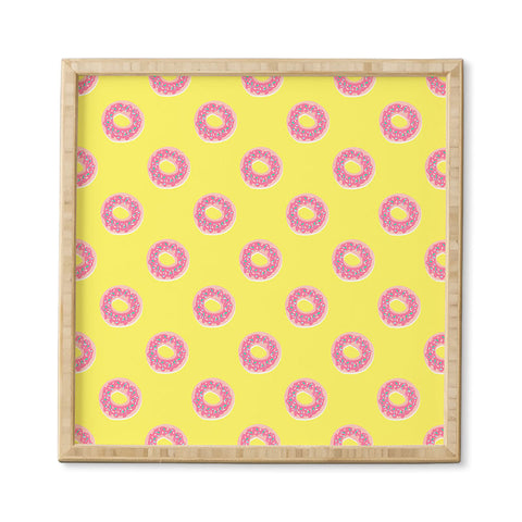 Lisa Argyropoulos Donuts on the Sunny Side Framed Wall Art
