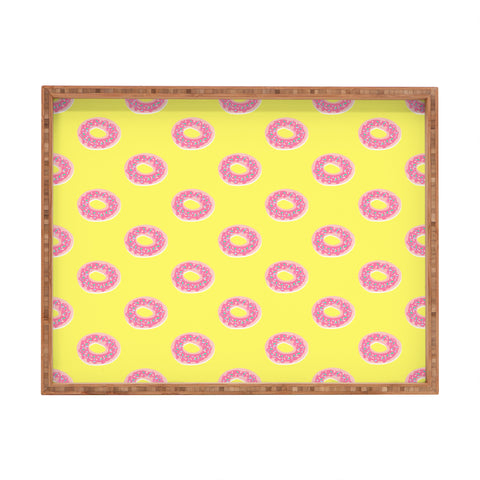 Lisa Argyropoulos Donuts on the Sunny Side Rectangular Tray