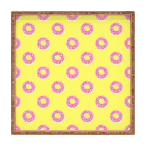 Lisa Argyropoulos Donuts on the Sunny Side Square Tray