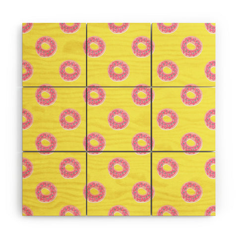 Lisa Argyropoulos Donuts on the Sunny Side Wood Wall Mural