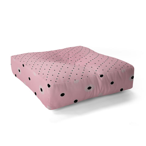 Lisa Argyropoulos Dotty Blush Dots Floor Pillow Square