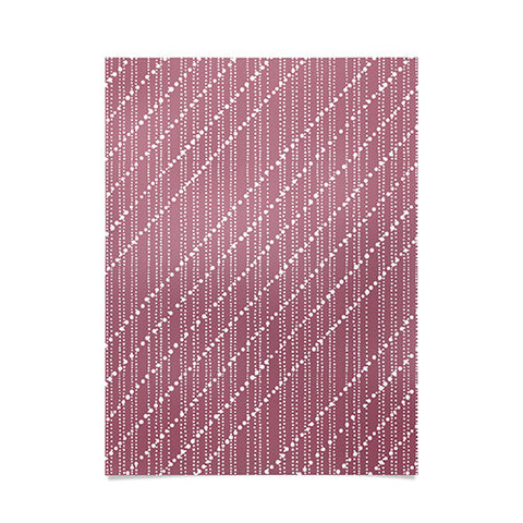 Lisa Argyropoulos Dotty Lines Wine Poster
