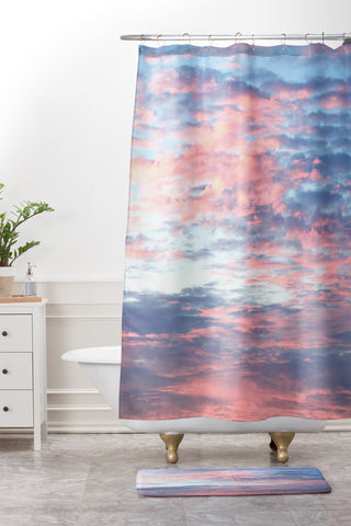 Lisa Argyropoulos Dream Beyond The Sky 2 Shower Curtain And Mat