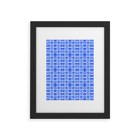 Lisa Argyropoulos Electric in Blue Framed Art Print