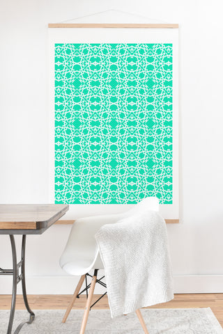 Lisa Argyropoulos Electric In Sea Green Art Print And Hanger