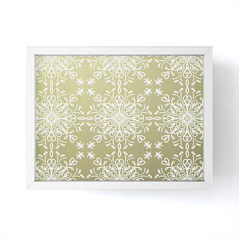 Lisa Argyropoulos Elegance White Whispers Framed Mini Art Print