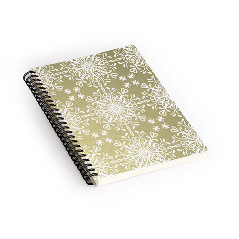 Lisa Argyropoulos Elegance White Whispers Spiral Notebook