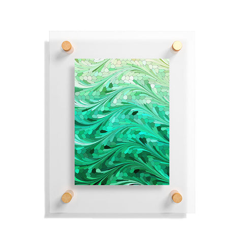 Lisa Argyropoulos Emerald Sea Floating Acrylic Print