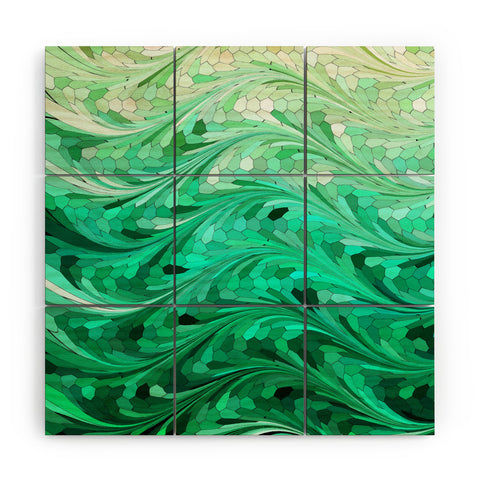 Lisa Argyropoulos Emerald Sea Wood Wall Mural
