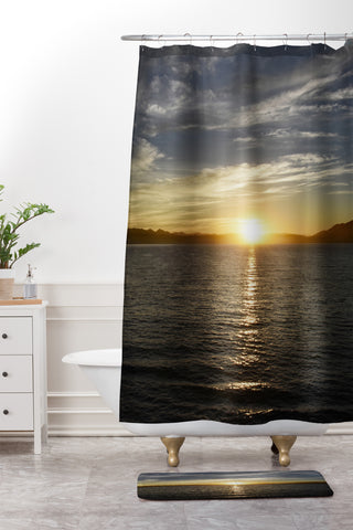 Lisa Argyropoulos Ensenada Sunrise Shower Curtain And Mat