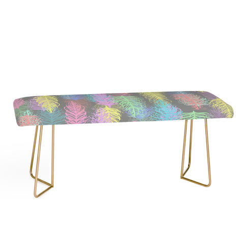 Lisa Argyropoulos Feathered Spring Gray Bench