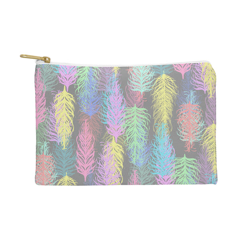 Lisa Argyropoulos Feathered Spring Gray Pouch