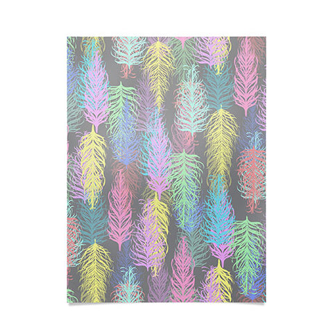 Lisa Argyropoulos Feathered Spring Gray Poster