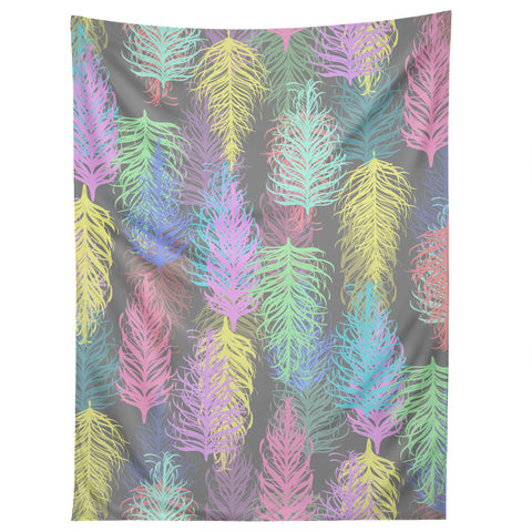 Lisa Argyropoulos Feathered Spring Gray Tapestry