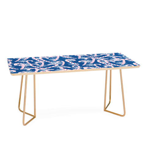 Lisa Argyropoulos Frosty Canes Blue Coffee Table