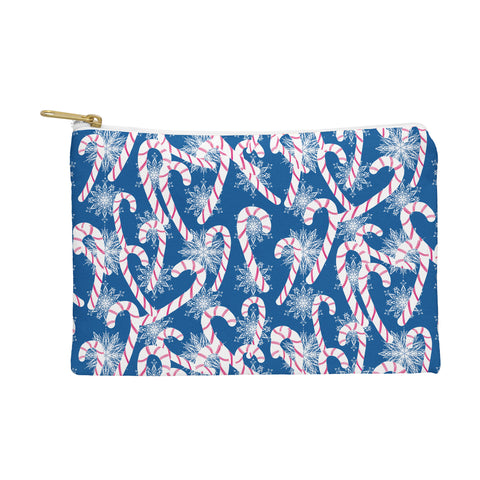 Lisa Argyropoulos Frosty Canes Blue Pouch